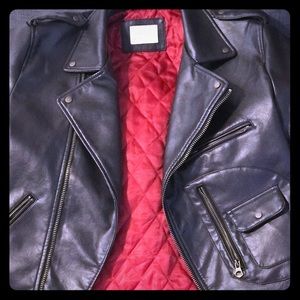 ZARA MAN - Biker faux-leather Jacket